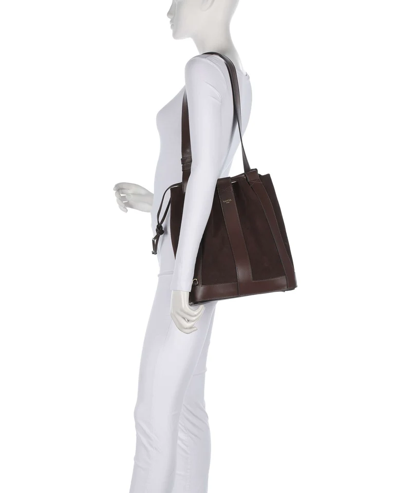 Lancel Elles M Bucket Handtasche coconut