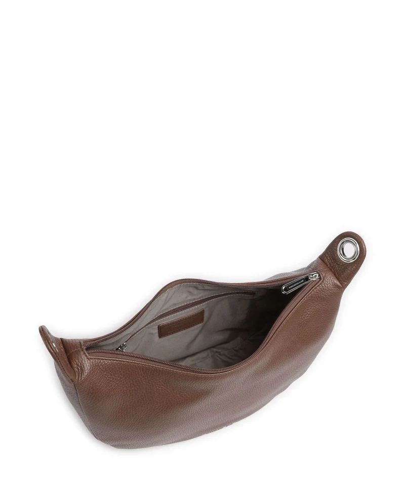 Mandarina Duck Mellow Leather Schultertasche milk chocolate
