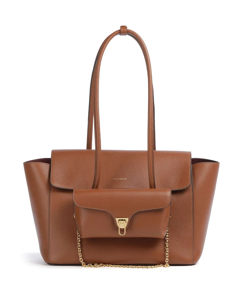 Coccinelle Beat Shopper cognac