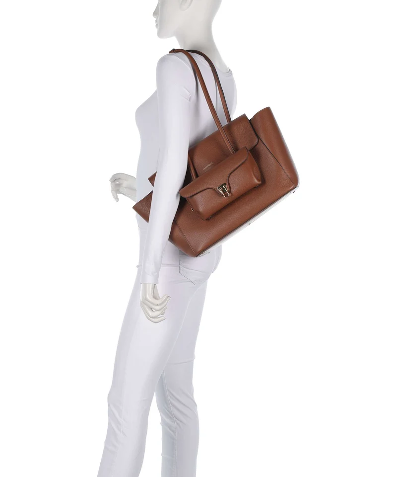 Coccinelle Beat Shopper cognac