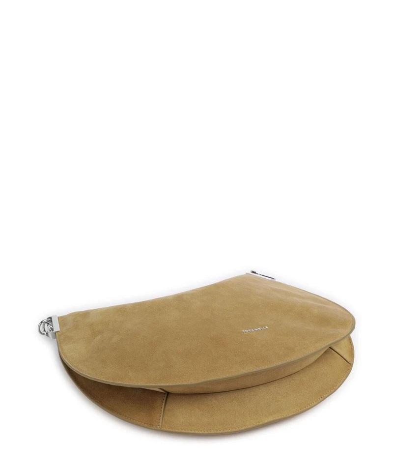 Coccinelle Sunup Suede Schultertasche seagrass