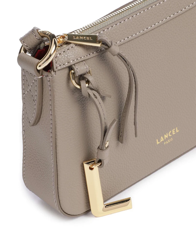 Lancel Faubourg Mini Umhängetasche greige