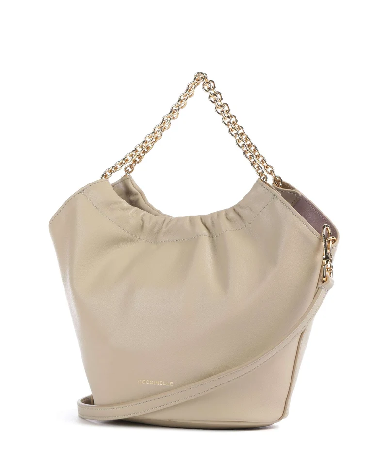 Coccinelle Smash Bucket Handtasche sandshell