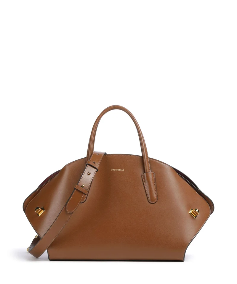 Coccinelle Tylde Calf Handtasche cognac