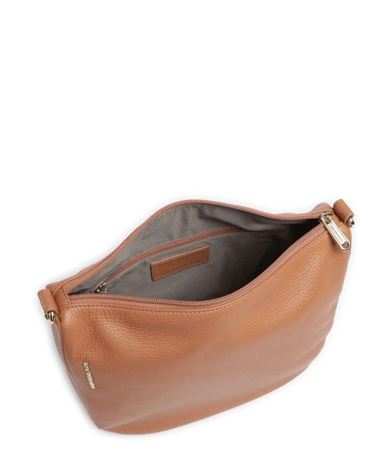 Mandarina Duck Mellow Leather Umhängetasche pecan nut