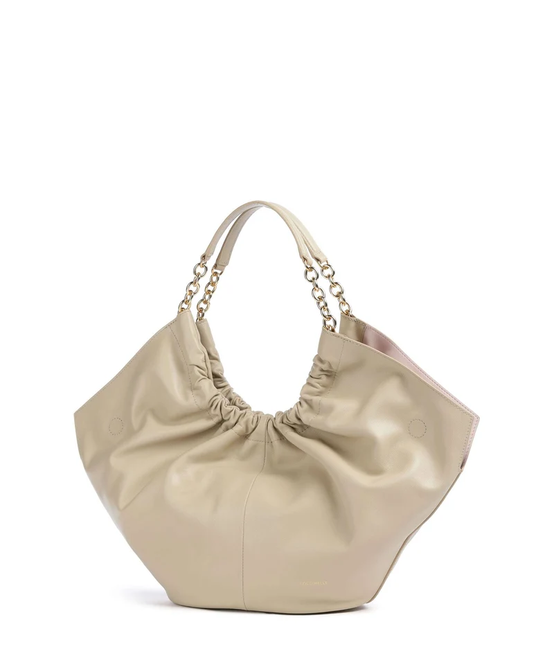 Coccinelle Smash Beuteltasche sandshell