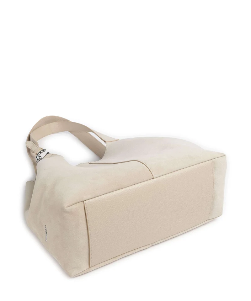 Coccinelle C-Easy Suede Beuteltasche sandshell