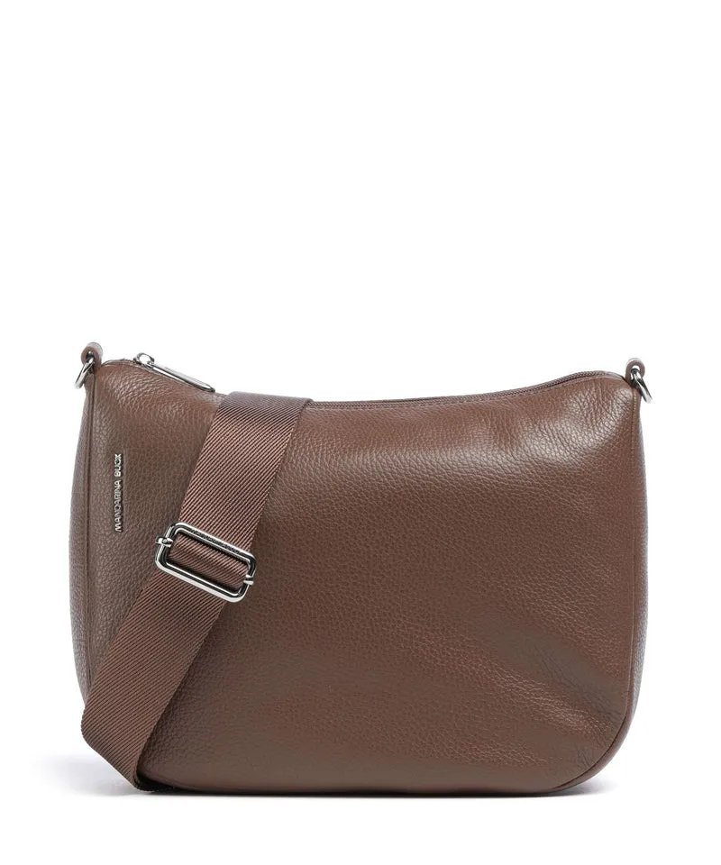 Mandarina Duck Mellow Leather Umhängetasche milk chocolate