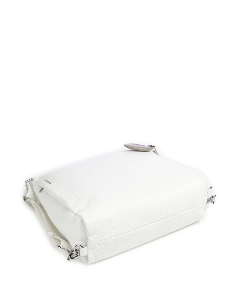 Mandarina Duck Mellow Leather Rucksack-Tasche blanc
