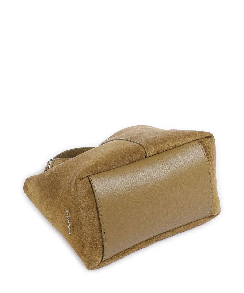 Coccinelle C-Easy Suede Handtasche seagrass