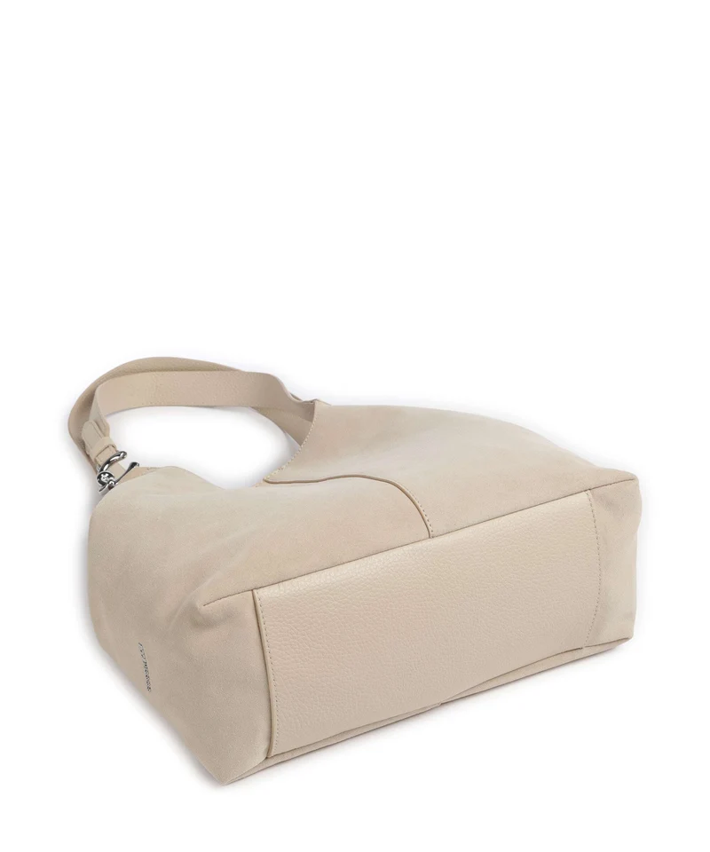 Coccinelle C-Easy Suede Beuteltasche sandshell