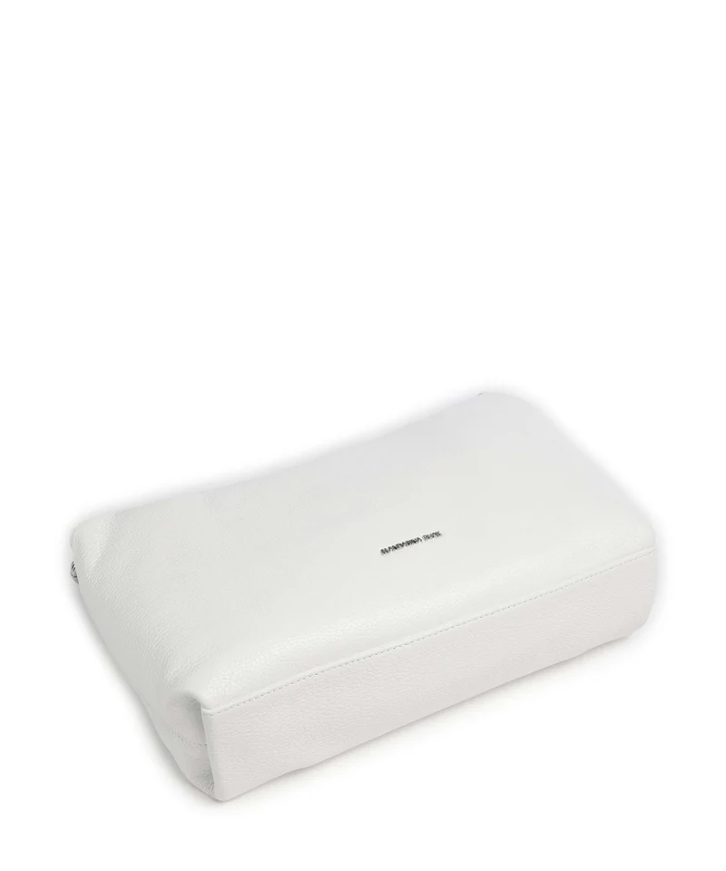 Mandarina Duck Mellow Leather Schultertasche blanc