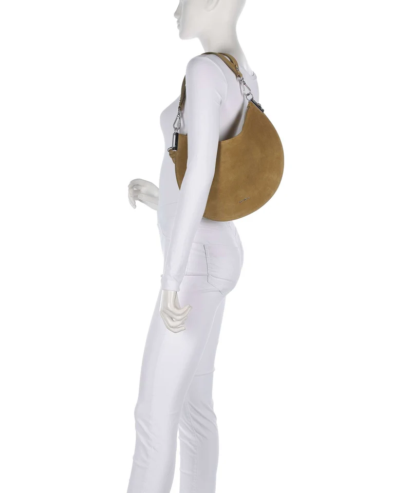Coccinelle Sunup Suede Beuteltasche seagrass