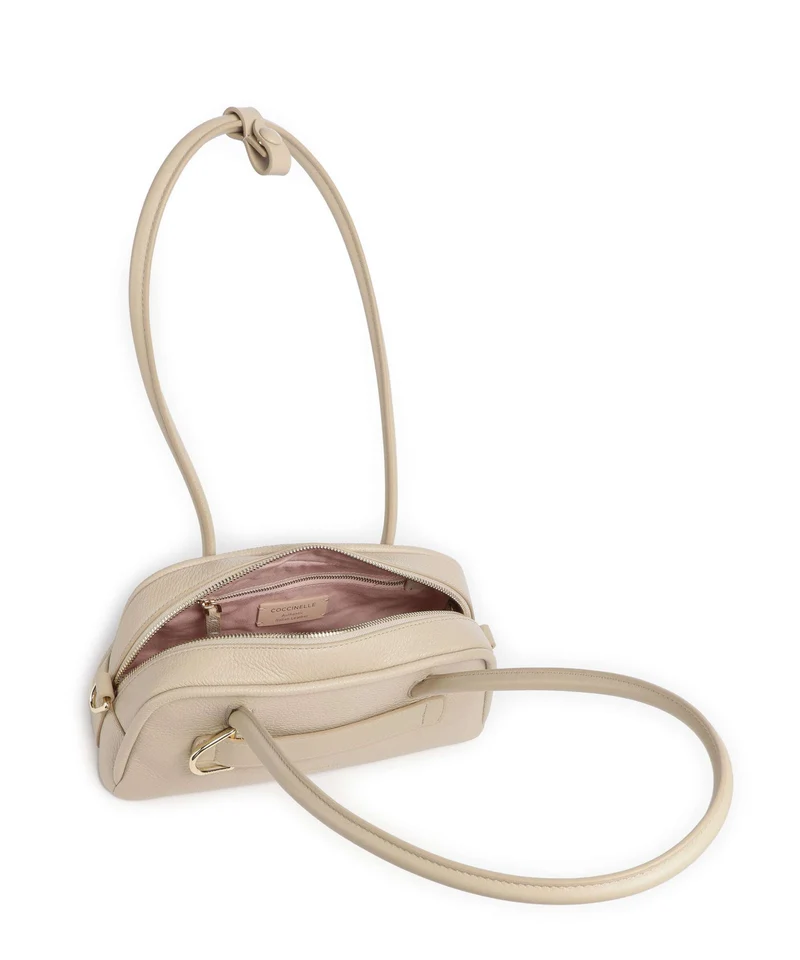 Coccinelle Paki Schultertasche sandshell