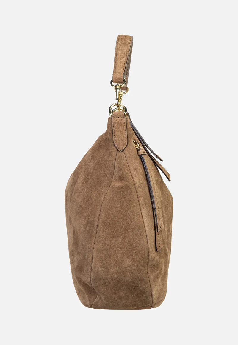 Juna Big Suede Khaki - Hobo Bag