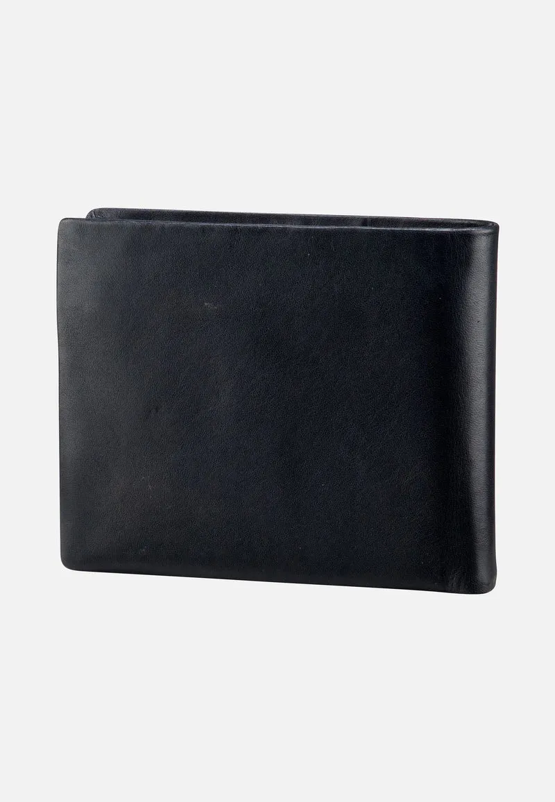 Abtweiler Gathman Billfold H12 Black - Portemonnaie